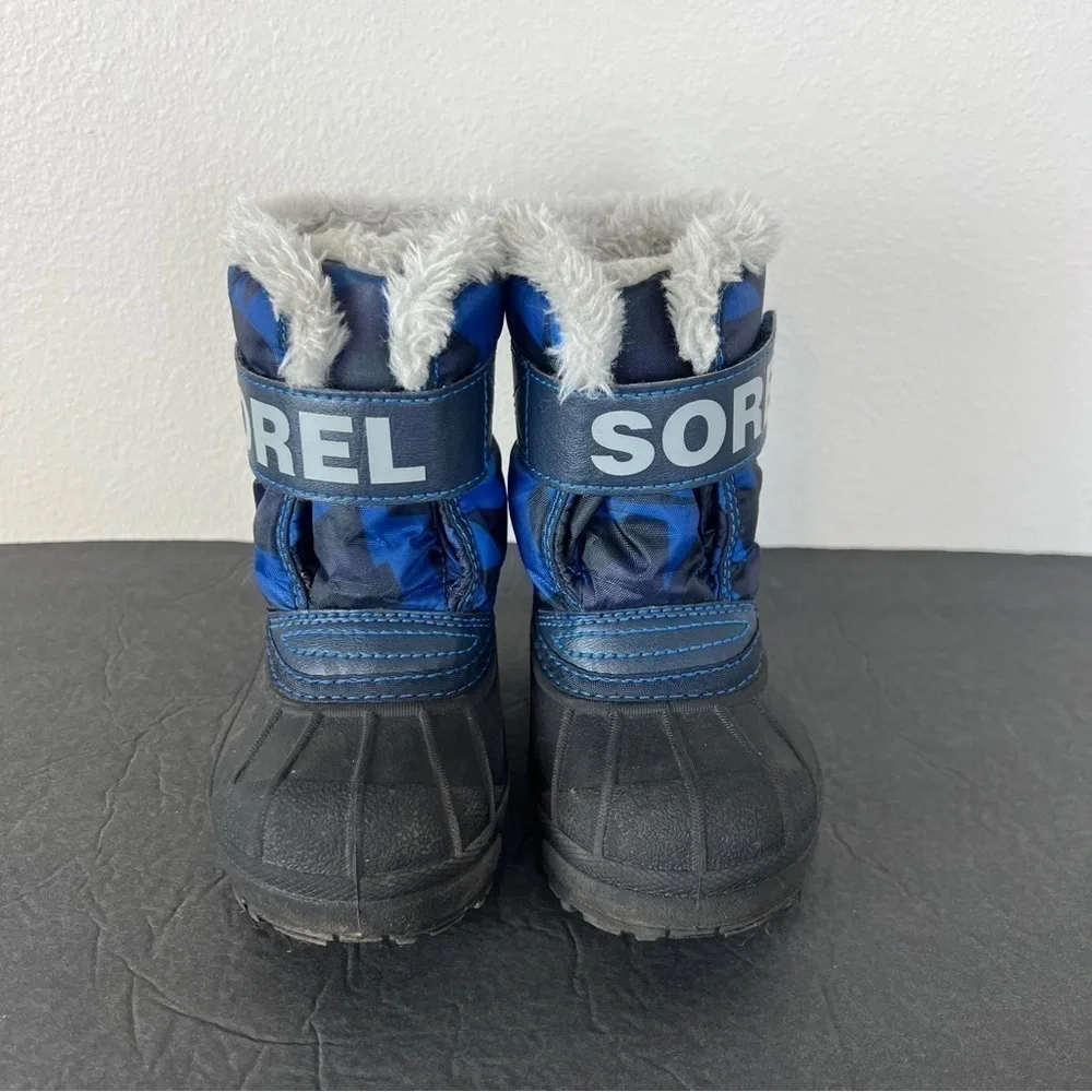 SOREL Baby/Toddler Camo Snow Commander Lined Insulated Waterproof Boots